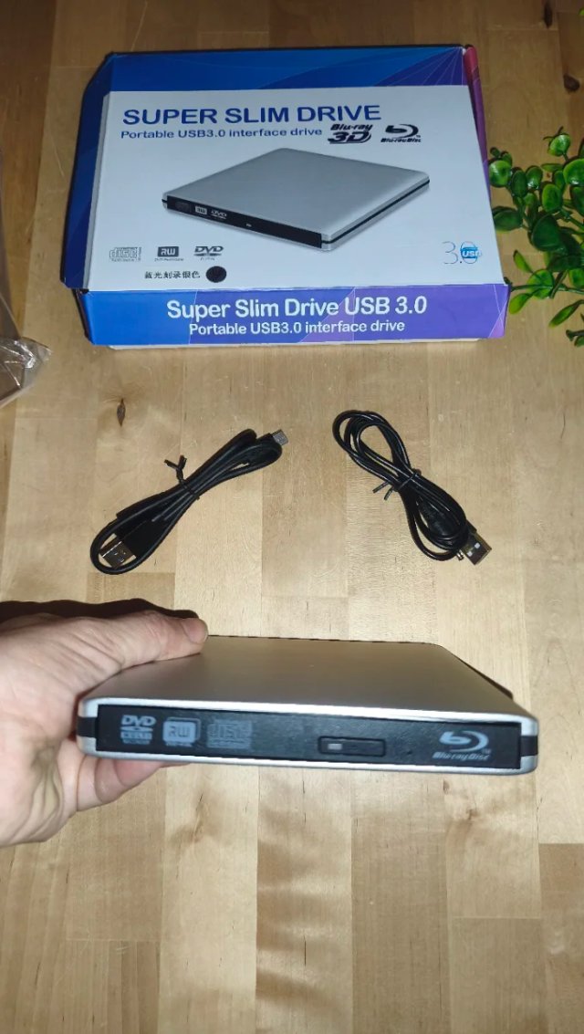 Reproductor Blu-ray/DVD/CD Externo USB 3.0