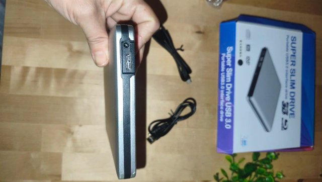 Reproductor Blu-ray/DVD/CD Externo USB 3.0
