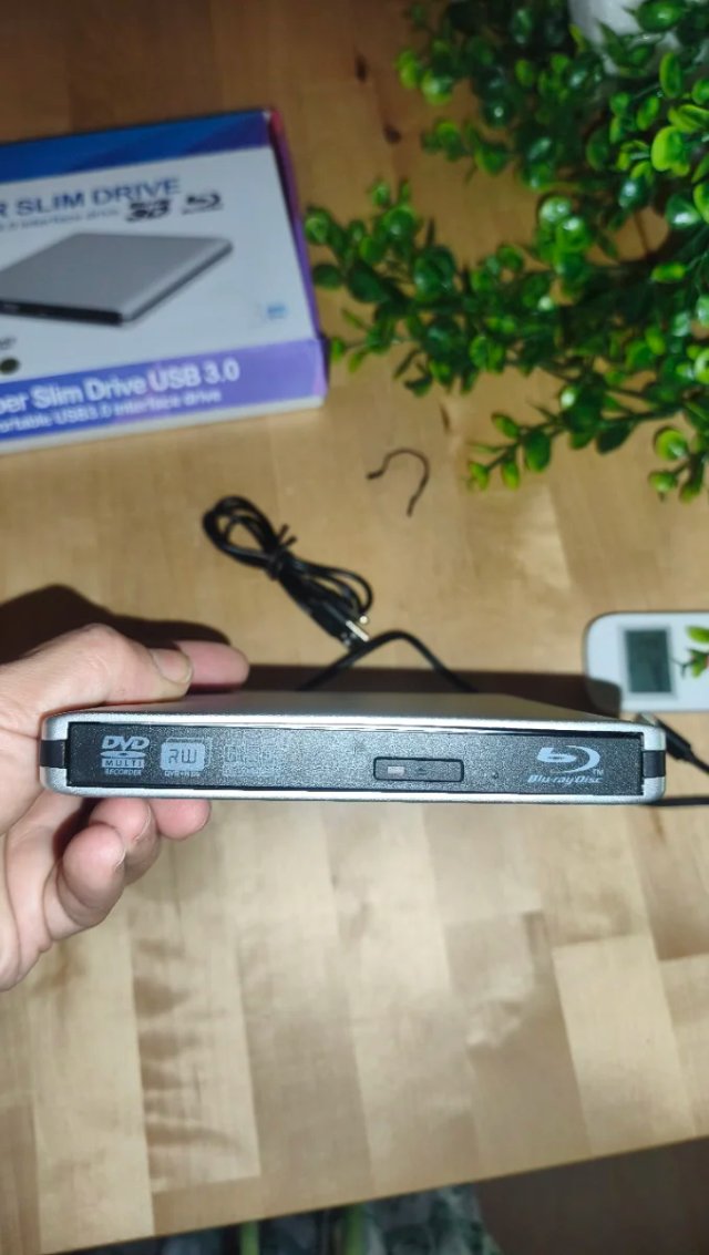 Reproductor Blu-ray/DVD/CD Externo USB 3.0