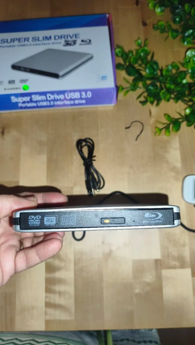 Reproductor Blu-ray/DVD/CD Externo USB 3.0