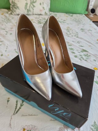 Tacones Stiletto Aguja Talla 38 Bodas