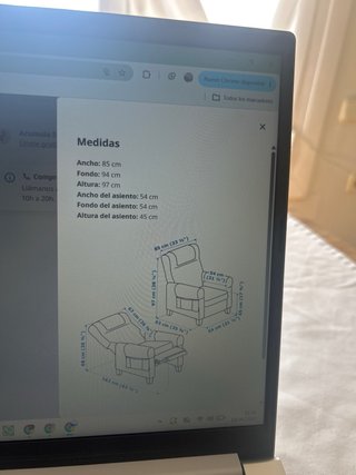 Sillón Ikea Gris Nuevo a Estrenar
