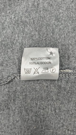 Polo manga larga hombre talla L gris Forestal
