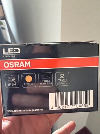 Baliza Señalización V16 OSRAM LEDguardian SIN USAR
