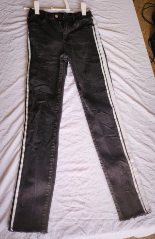 Vaqueros pitillo negros Talla XS