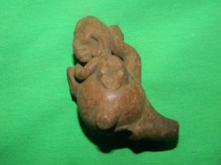 Idolo Exvoto silbato terracota Mitologi Prehispano