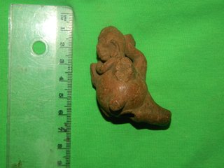 Idolo Exvoto silbato terracota Mitologi Prehispano