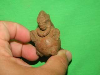 Idolo Exvoto silbato terracota Mitologi Prehispano