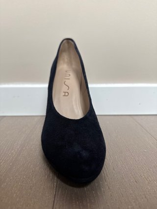 Tacones Unisa ante azul marino