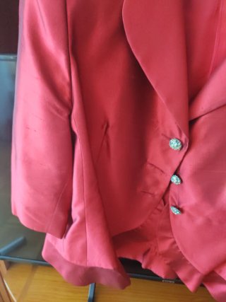 Traje de fiesta Dolores Teresa rojo talla 48