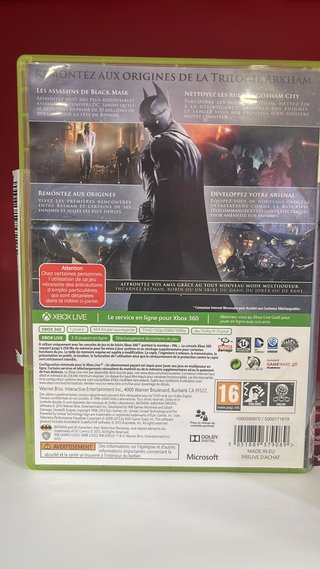 Batman Arkham Origins Xbox 360