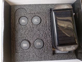 TPMS Monitor Presión Neumáticos Solar/USB