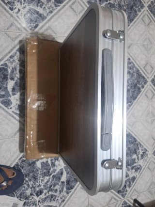 Mesa Camping Plegable Efecto Madera