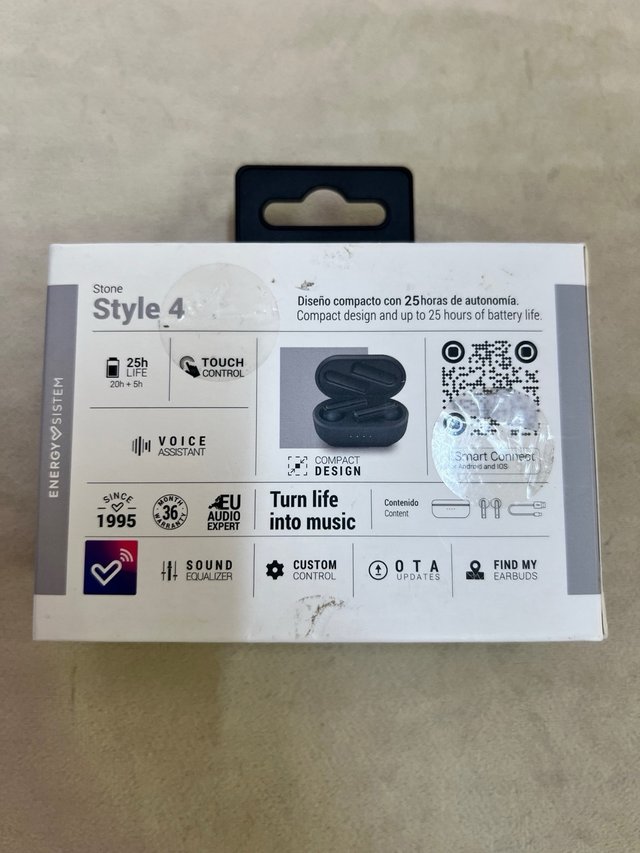 Energy Sistem Style 4 Stone Auriculares Inalámbric