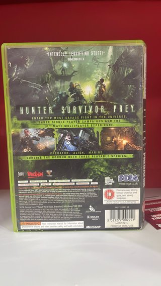 Aliens vs Predator Xbox 360 SEGA