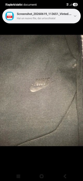 Tuta Nike Fleece Nera Donna