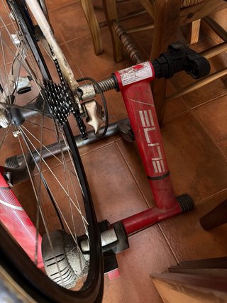 Bicicleta de carretera con rodillo Elite