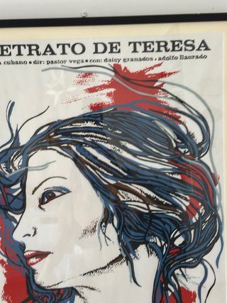 Cartel Película Cubana Retrato de Teresa 1979