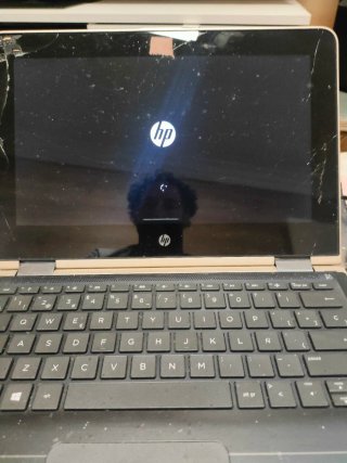 Ordenador portátil HP Dorado y Negro