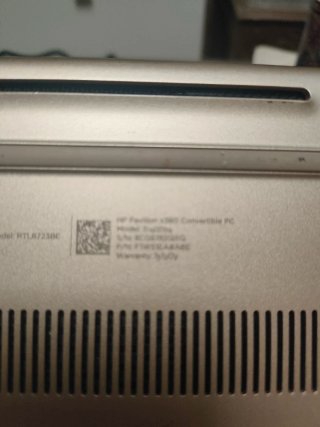 Ordenador portátil HP Dorado y Negro