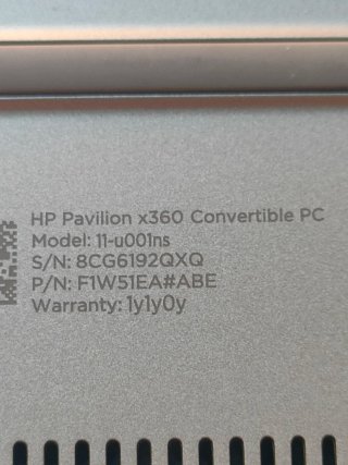 Ordenador portátil HP Dorado y Negro