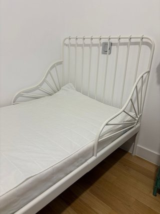Cama extensible Ikea blanca 80x200, NUEVAS