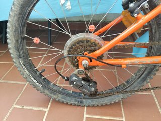 Bicicleta Rockrider Naranja