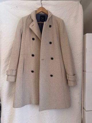 Cappotto beige da donna