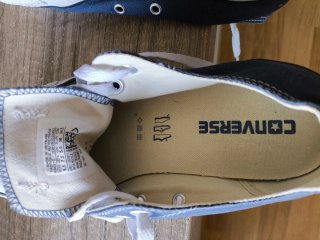 Zapatillas Converse Azul y Blanco Talla 38