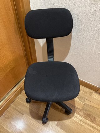 Silla de escritorio negra