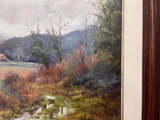 Cuadro al óleo paisaje