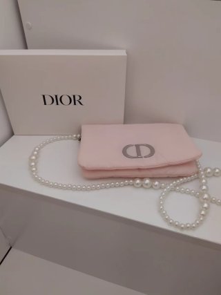Neceser Dior Rosa y Plateado