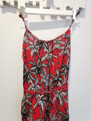 Mono tirantes estampado palmeras - talla S