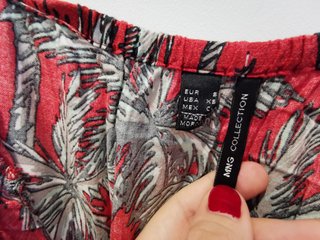 Mono tirantes estampado palmeras - talla S