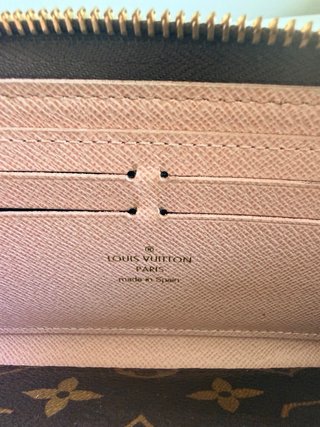Cartera Louis Vuitton Clemence Monogram Marrón