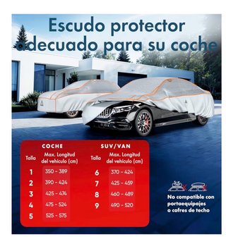 Funda Coche Walser Antigranizo Talla 1