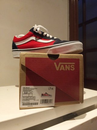 Zapatillas Vans Old Skool Rojas y Azules