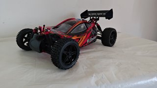 4 Gomme Cerchi Buggy RC 1:10 Off-Road