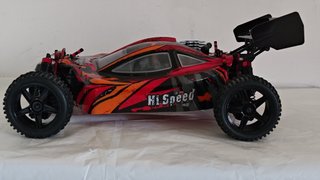 4 Gomme Cerchi Buggy RC 1:10 Off-Road