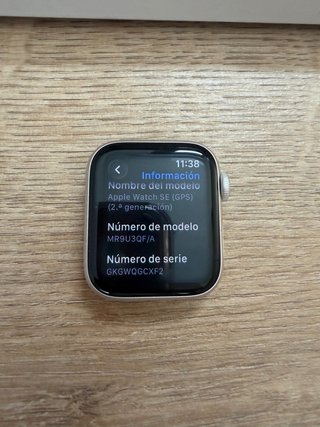 Apple Watch SE 2 40mm GPS Plata