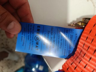 Correas de Amarre con Trinquete Naranja