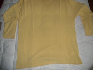 Maglione uomo cotone giallo L