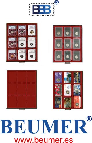 Album monedas NUMIS €uro a COLOR con Hojas