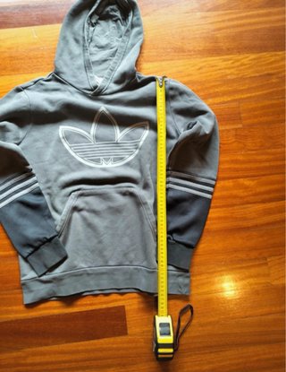 Sudadera Adidas Gris con Logo