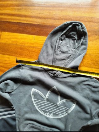 Sudadera Adidas Gris con Logo