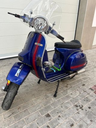 Vespa 200 2t Malossi Azul