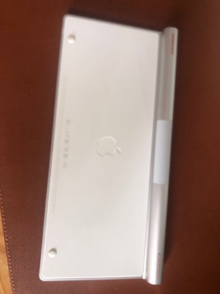 Teclado Apple Mac Inglés Plata/Blanco.