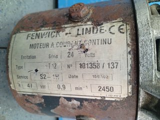 Motor Eléctrico Fenwick Linde DC
