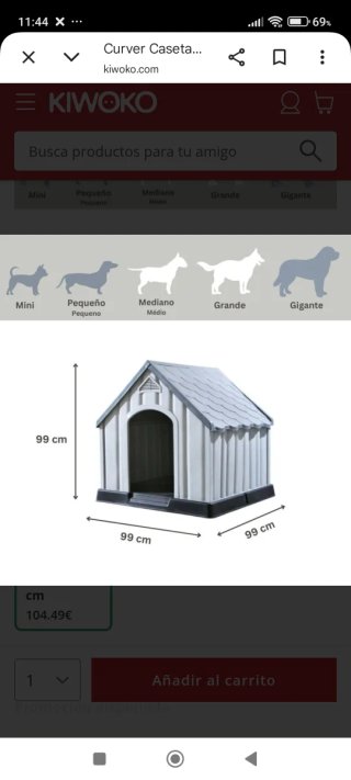 Caseta Perro Curver Petlife Mediana