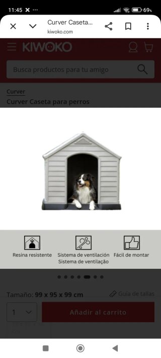 Caseta Perro Curver Petlife Mediana
